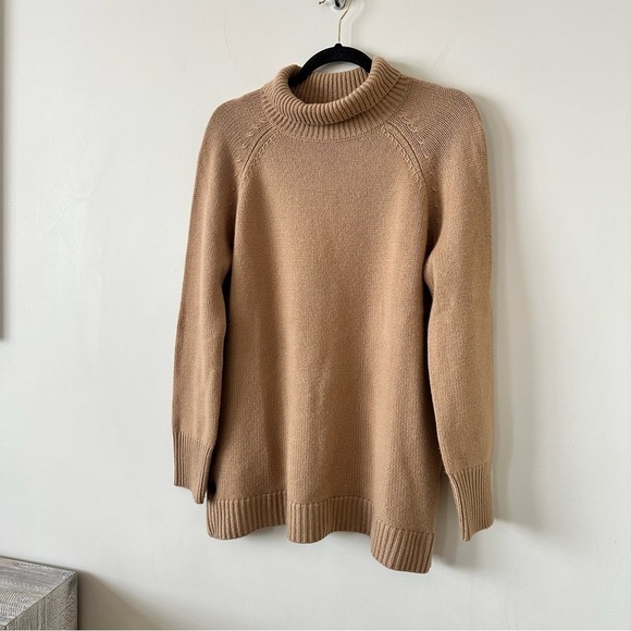 Garnet Hill-Side-Button Cashmere T-Neck - Picture 5 of 11